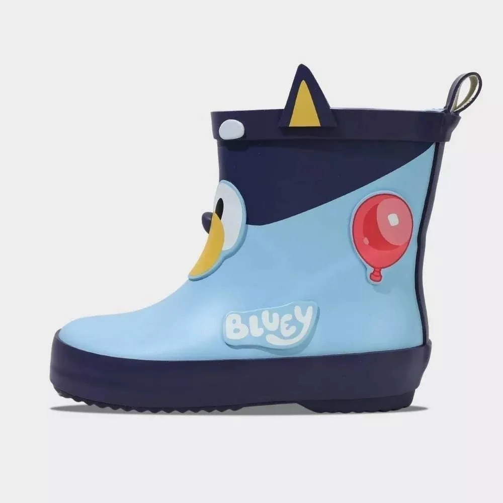 Toddler Boy Rain Boots Bluey Blue Size 10 New Without Tags